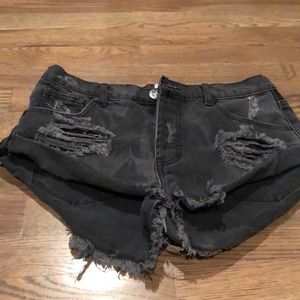 One teaspoon Bandits distressed cutoff Jean shorts
